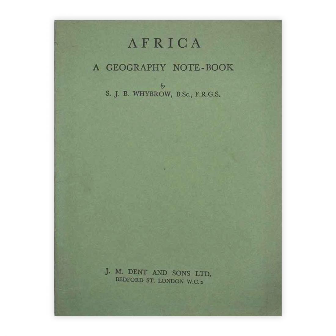 Africa - a geography note-book