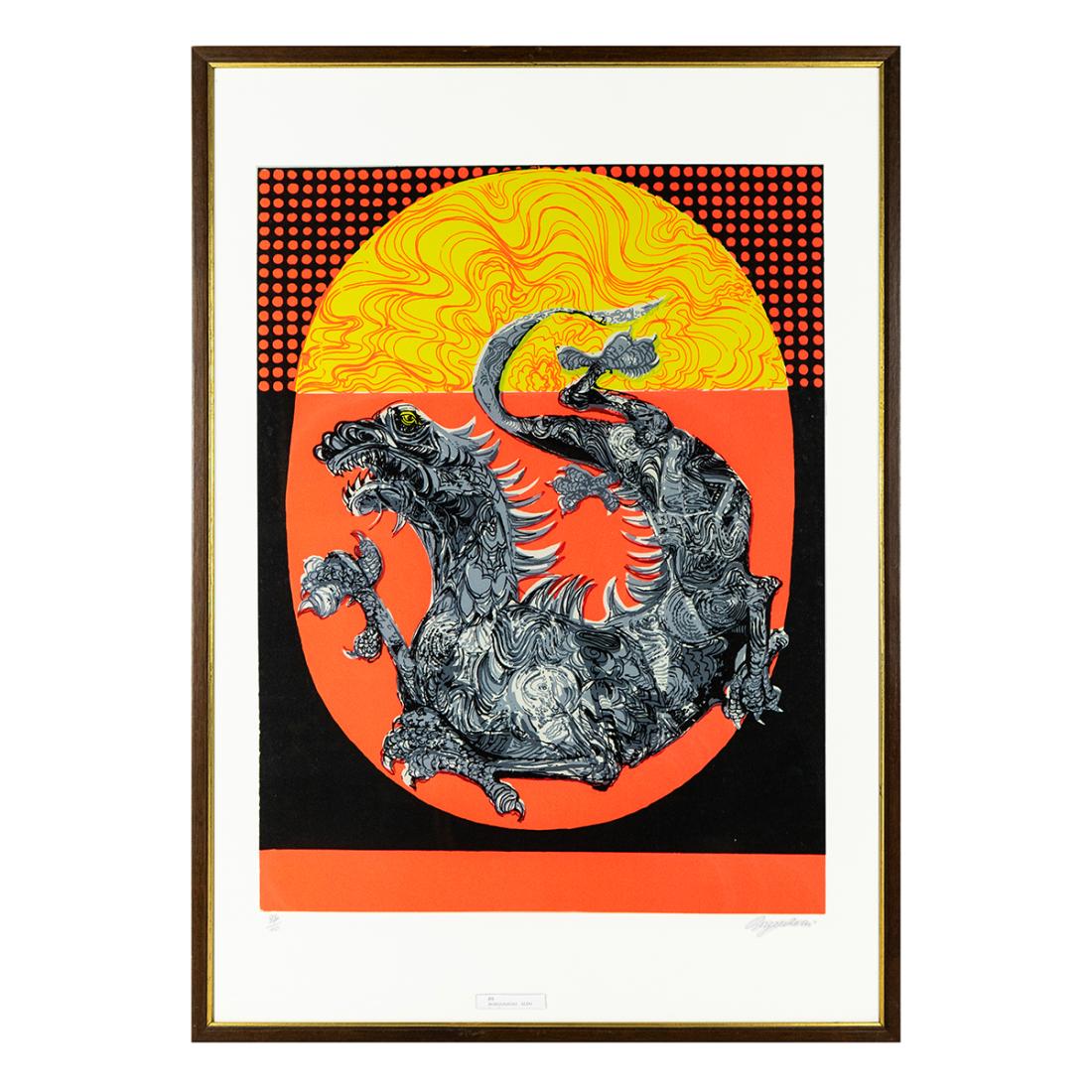 Aldo Borgonzoni - Serigrafia
