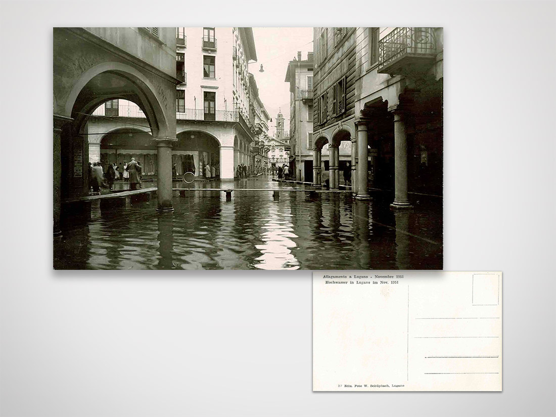 Allagamento a Lugano - Novembre 1951