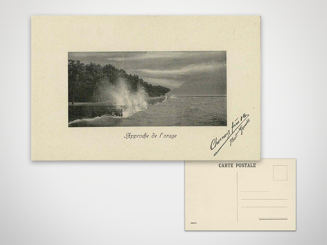 Approche de l'Orange 1908