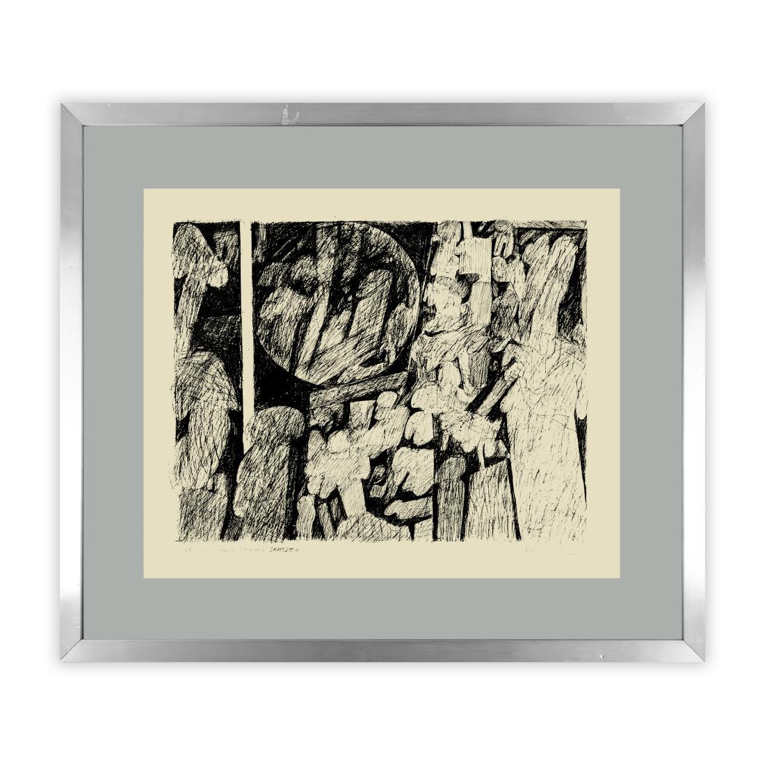 Artista N.I. - Litografia originale 1962