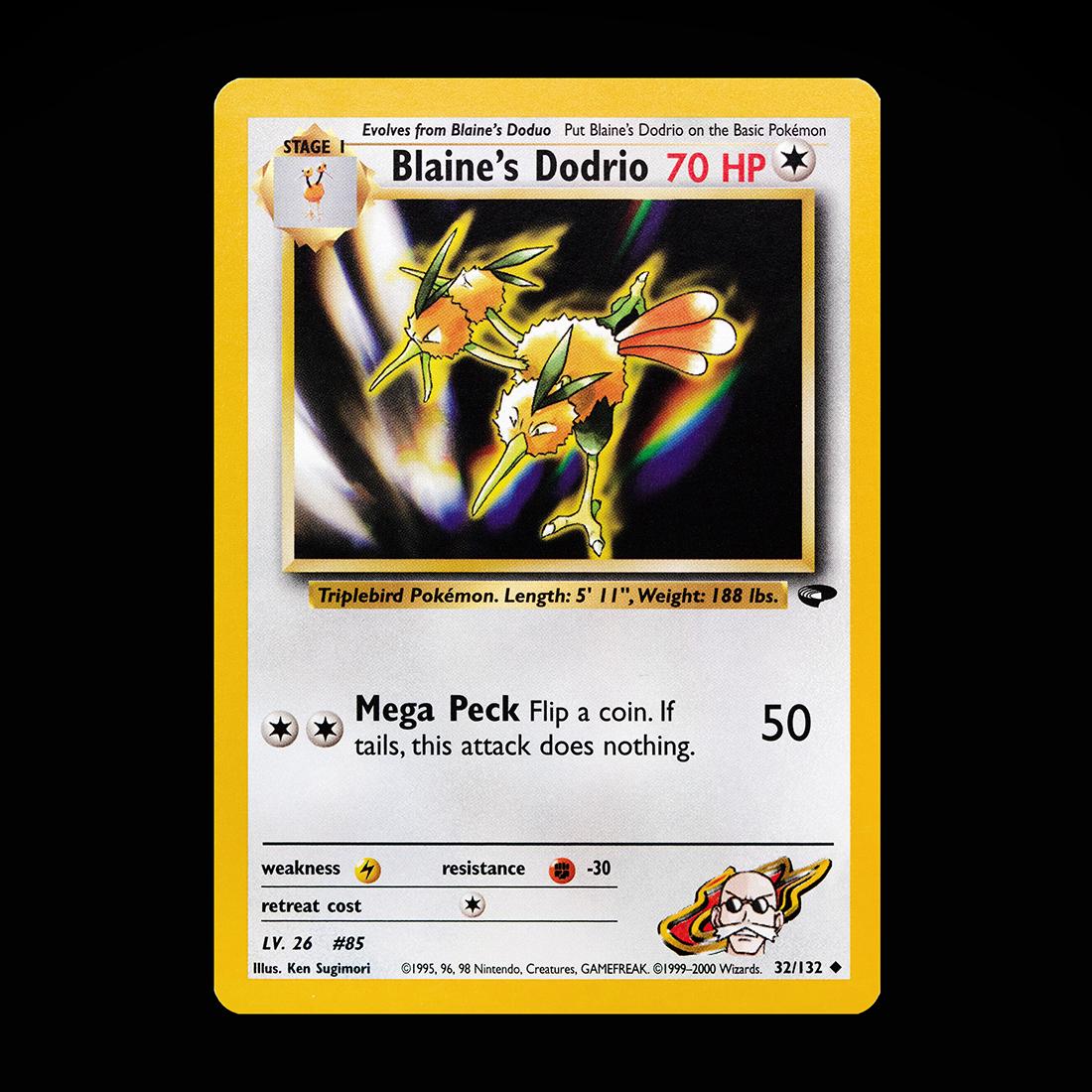 Blaine's Dodrio 32/132 ENG Near Mint
