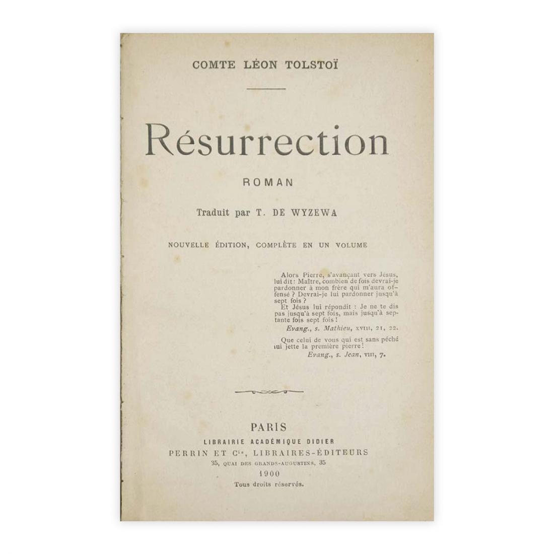 Comte Léon Tolstoï - Résurrection