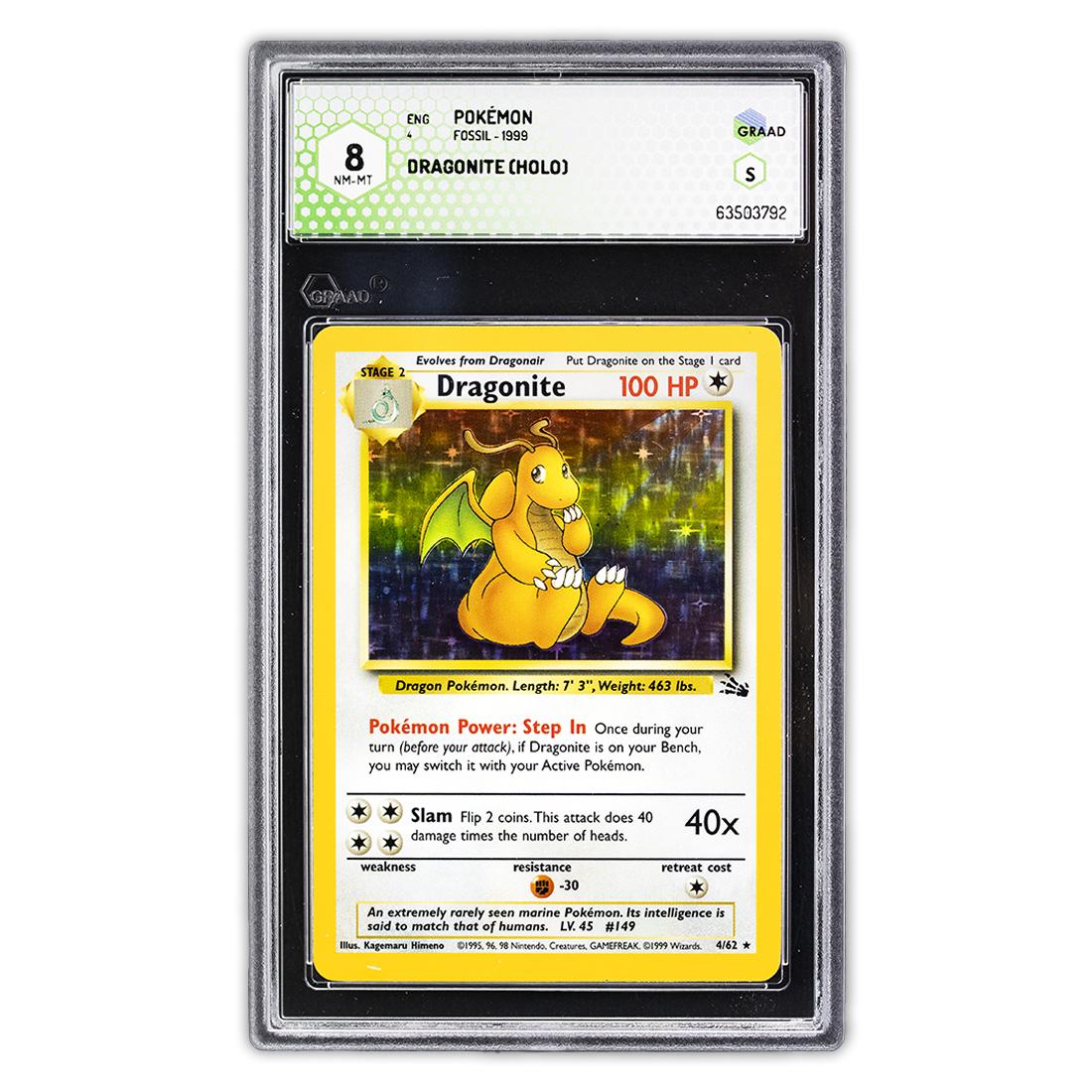 Dragonite 4/62 - Near Mint / Mint 8 - Foil …