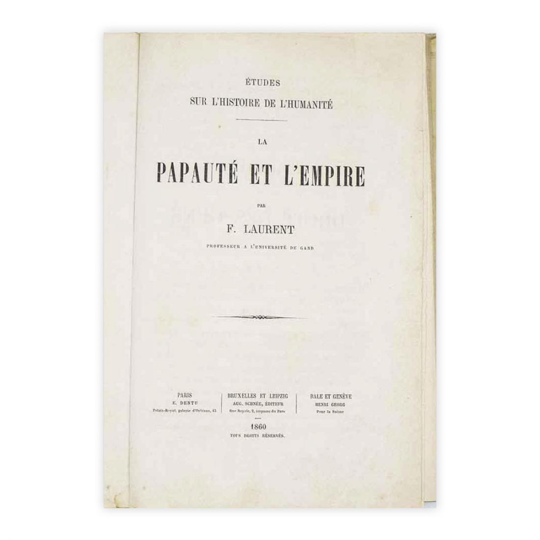 F. Laurent - Papauté et l'empire