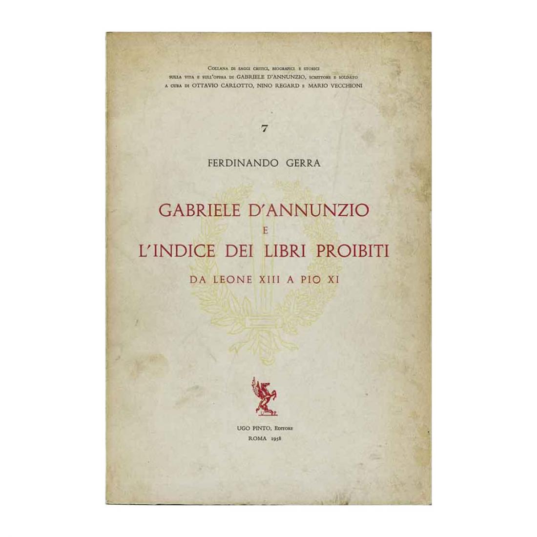 Ferdinando Gerra - Gabriele d'Annunzio e l'indice dei libri proibiti