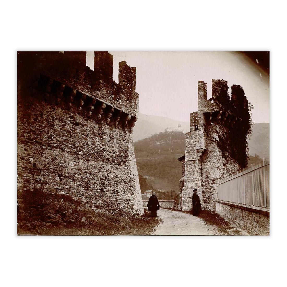 Fotografia originale - Castello di Bellinzona anno 1897