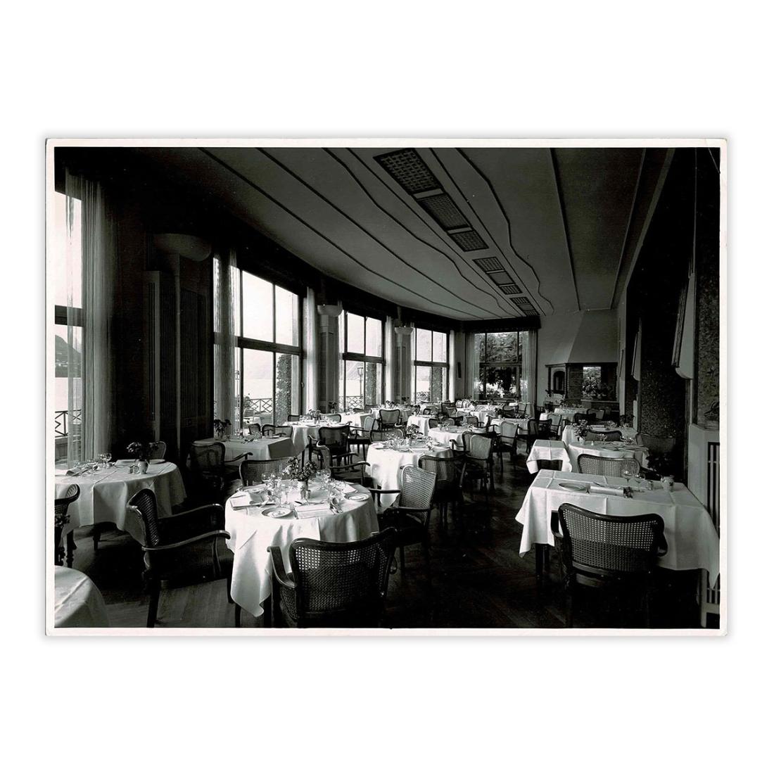Fotografia originale - Lugano anni '50 interno Hotel N.I