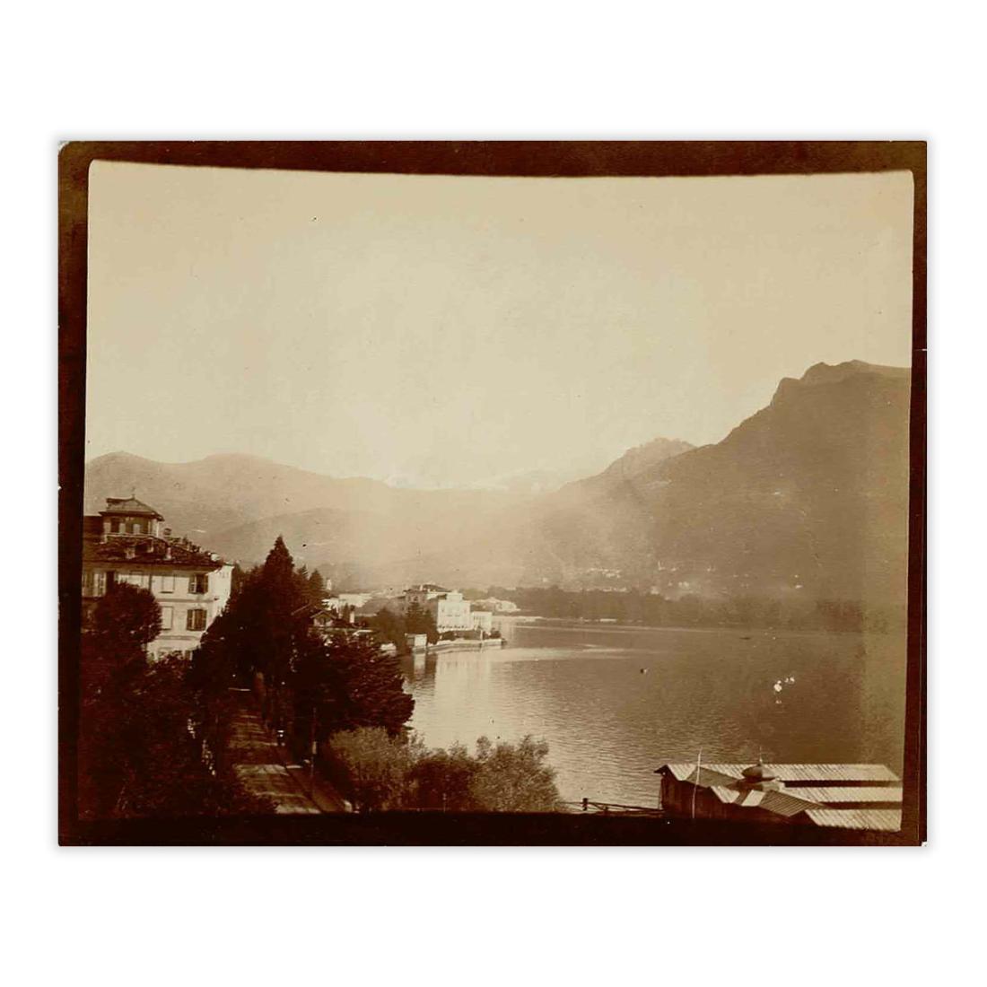 Fotografia originale - Lugano anno 1890