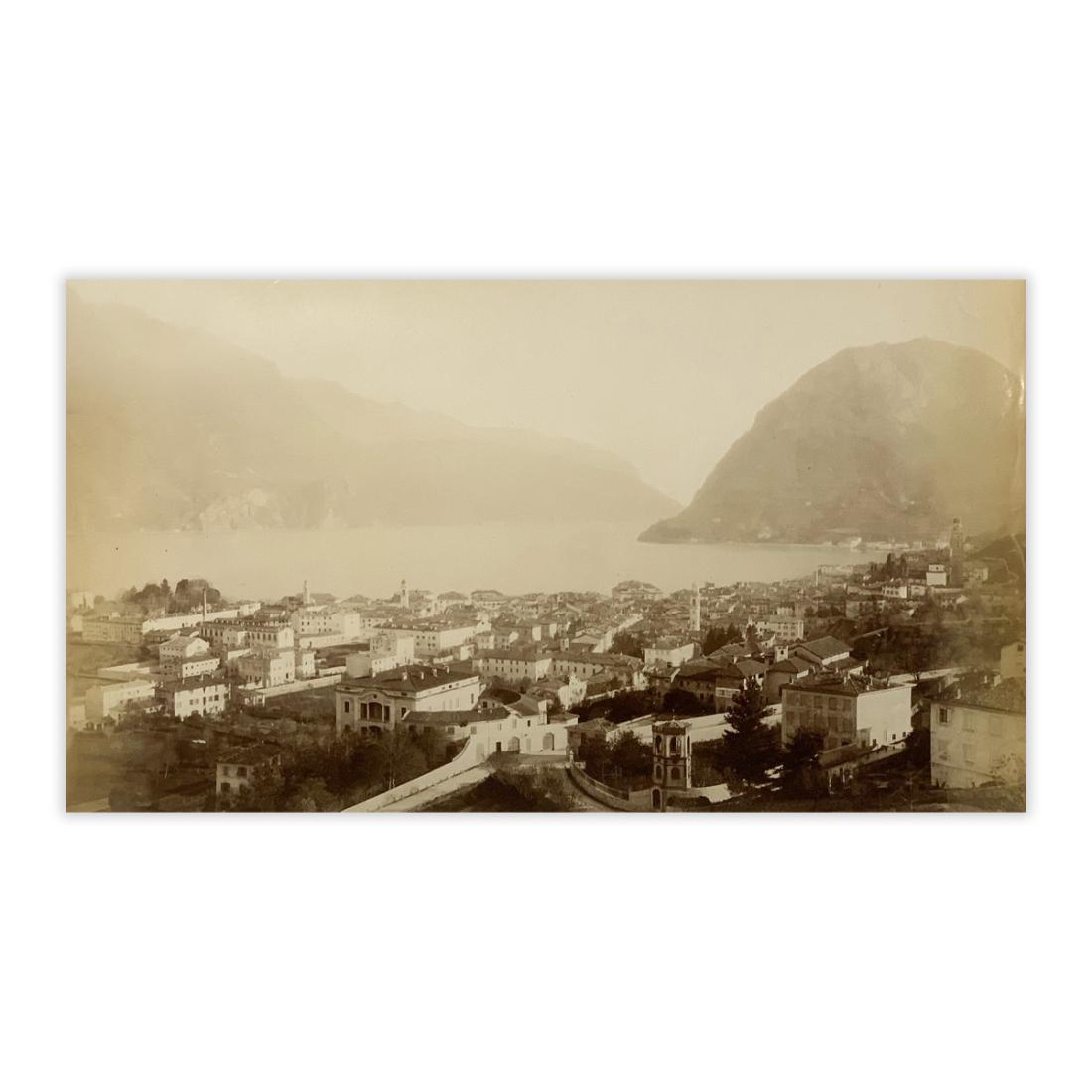 Fotografia originale - Lugano S.Salvatore anno 1880