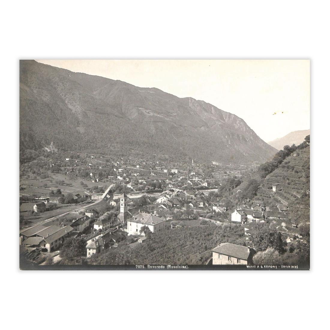 Fotografia originale - Roveredo - Mesolcina Primi '900