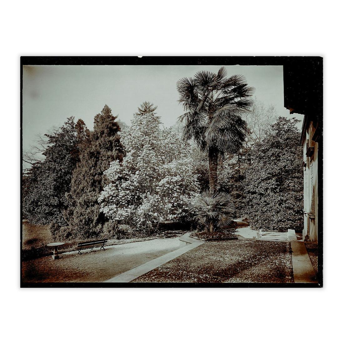 Fotografia originale -Parco Ciani Lugano anno 1900