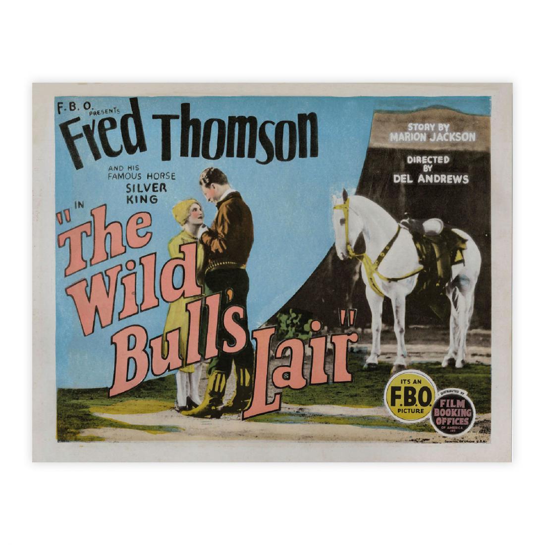 Fred Thomson - The Wild Bull's Lair 1925