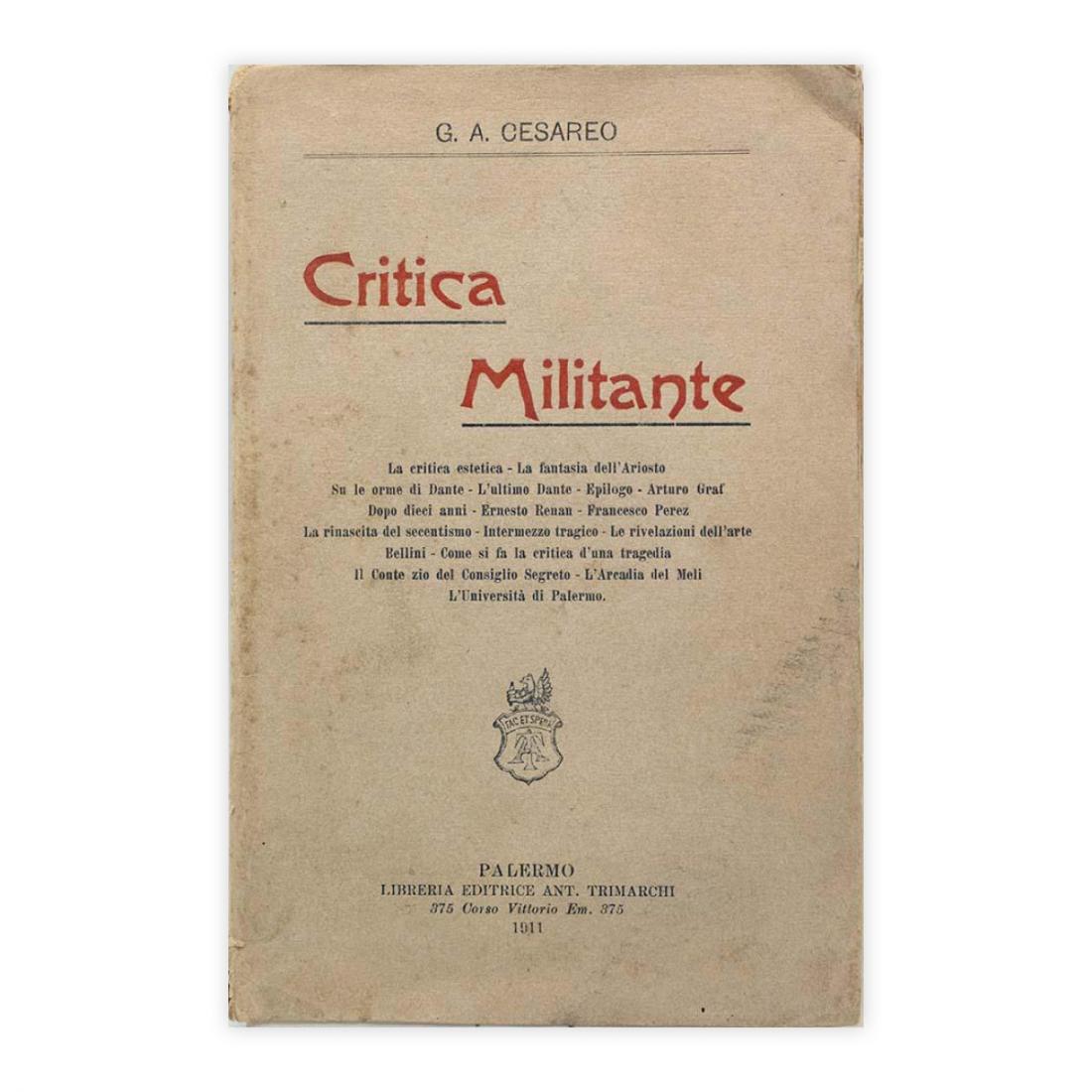 G.A. Cesareo - Critica Militante