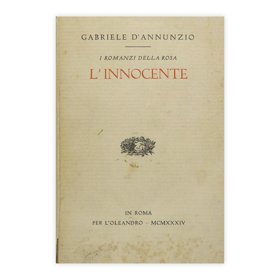 Gabriele D'Annunzio - L'Innocente