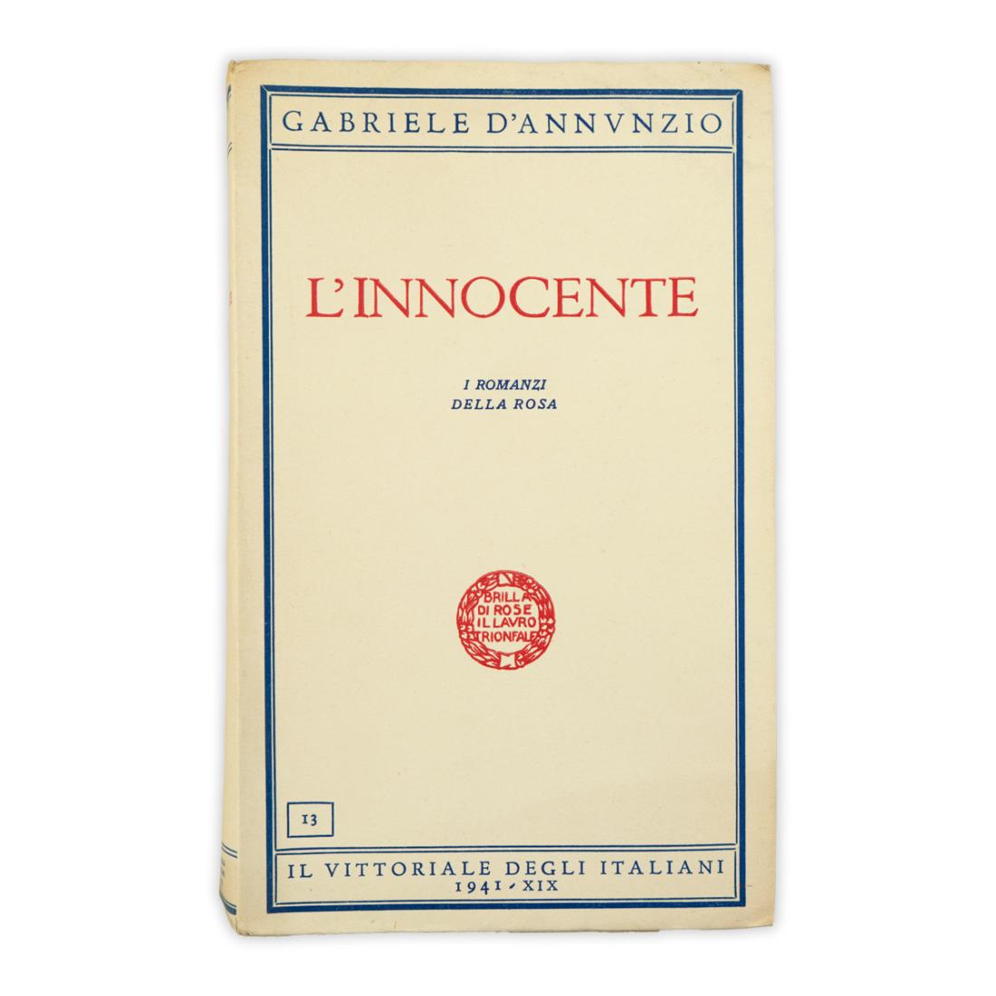 Gabriele D'annunzio - L'Innocente 1941
