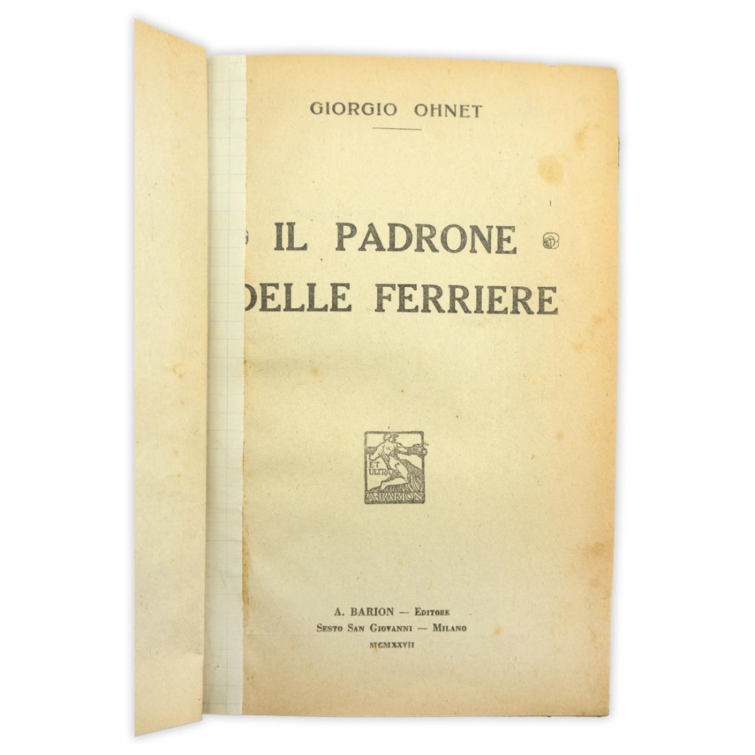 Giorgio Ohnet - Il Padrone delle Ferriere