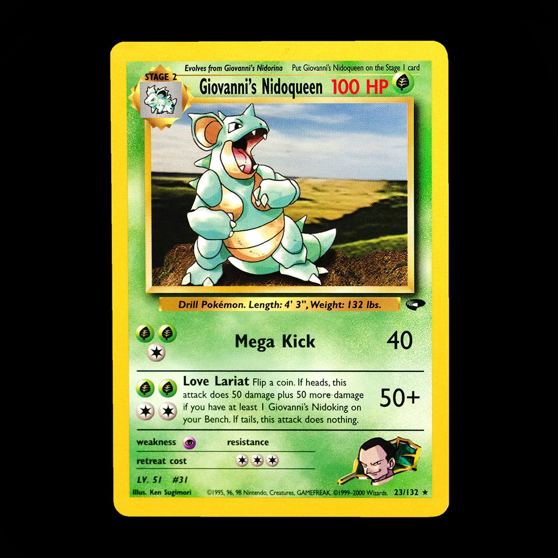 Giovanni’s Nidoqueen 23/132 ENG Near Mint