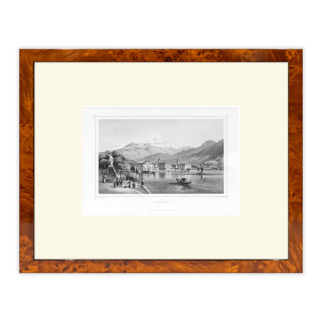 Golfo di Lugano, Tessin - 1861