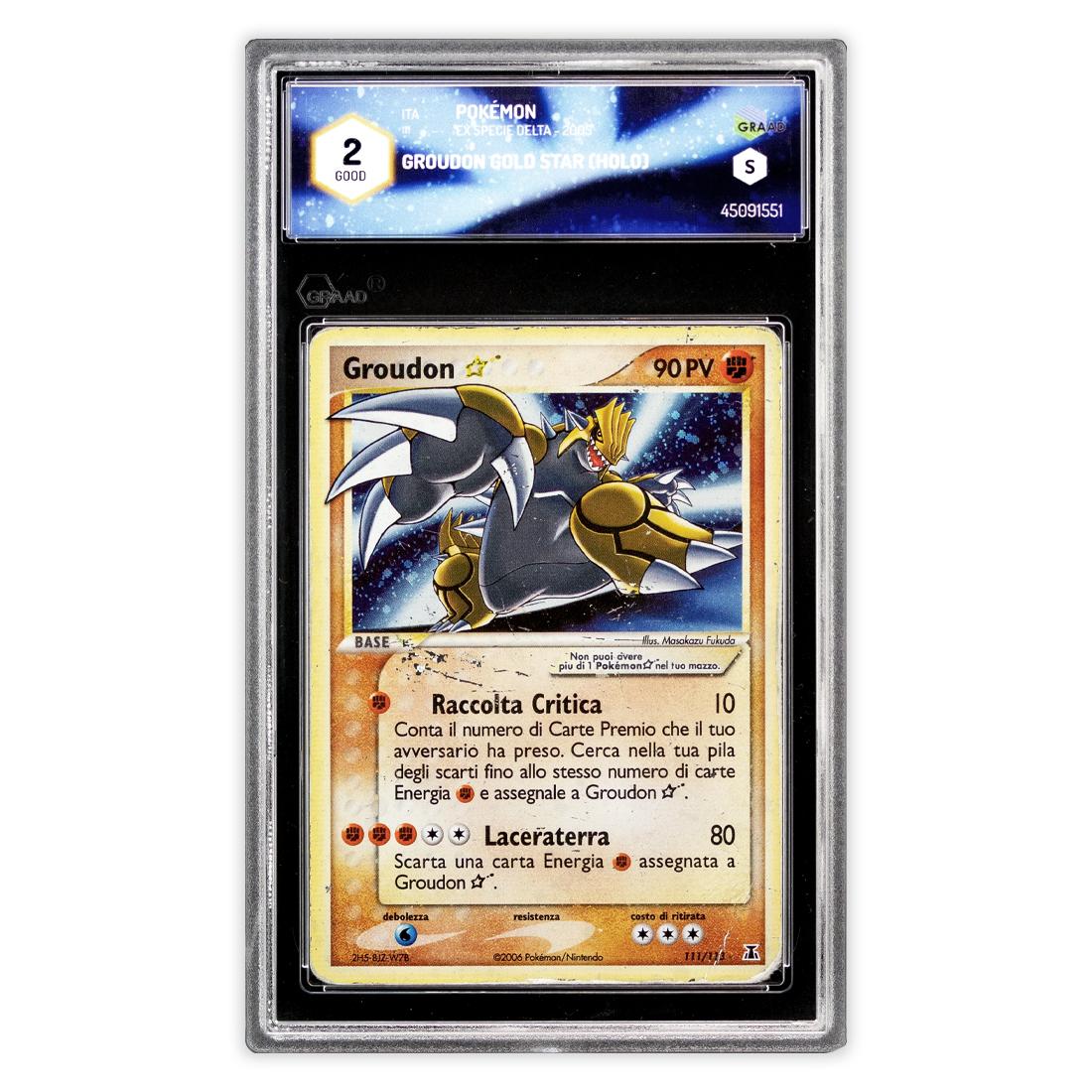 Graudon Gold Star 111/113 - EX Specie Delta 2005 - …