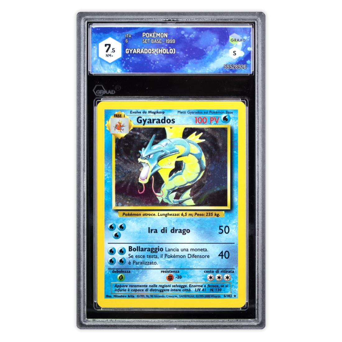 Gyarados 6/102- Set Base Italiano 1999 - NM+ 7,5