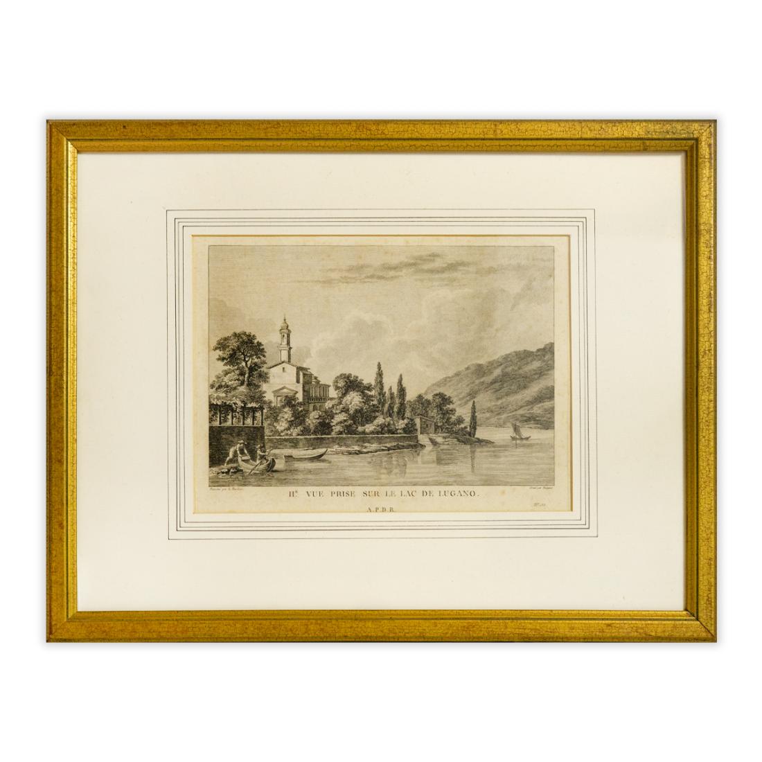 II vue prise sur le lac de Lugano - 1780