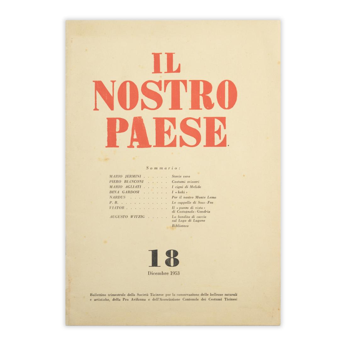 Il nostro Paese - n.18 - Dicembre 1953