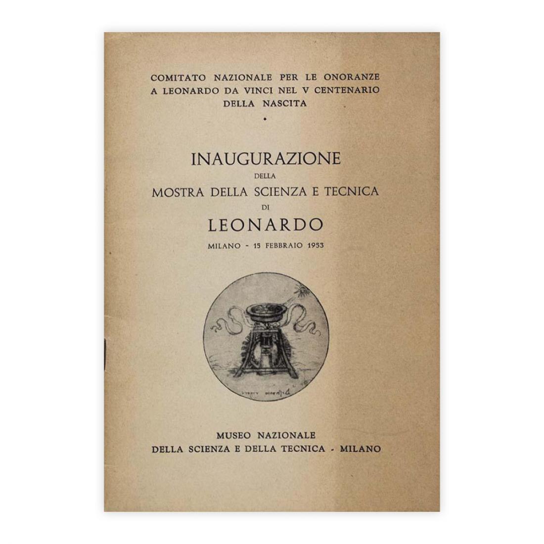 Inaugurazione della mostra della scienza e della tecnica di Leonardo