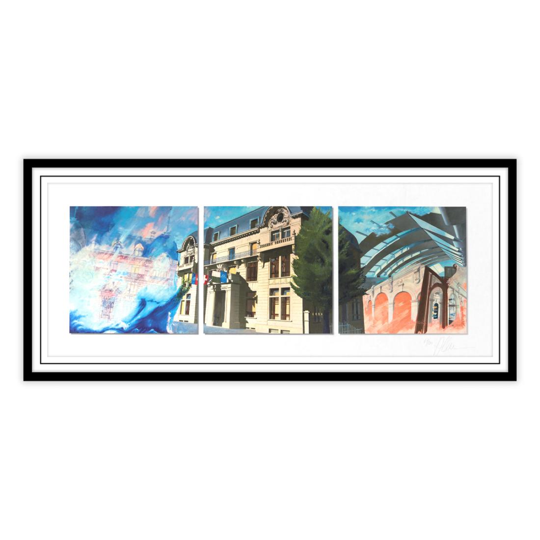 J.Allemann - Litografia a colori 61 / 100 - Cohérence …