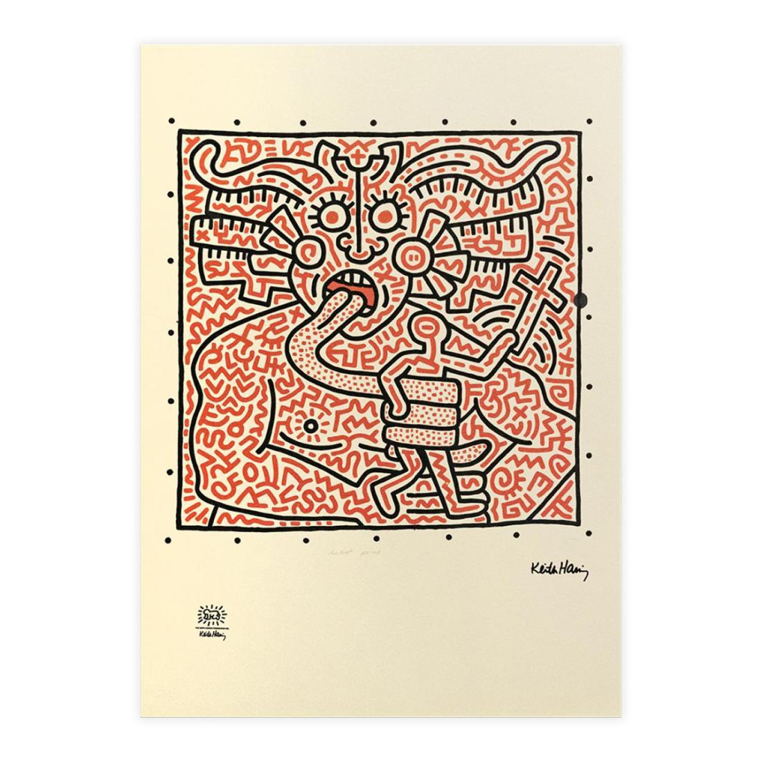 Keith Haring - Uomo & Medusa