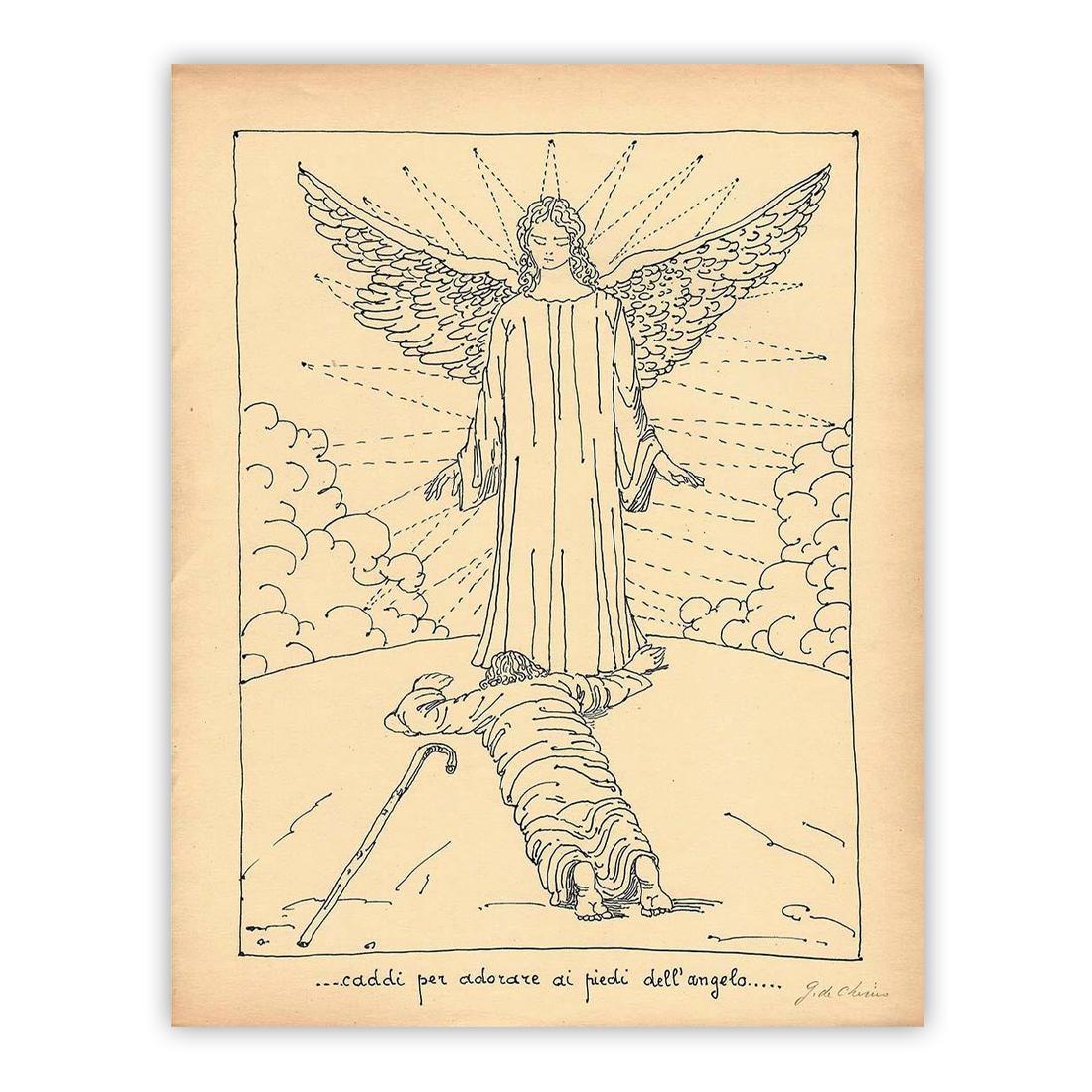 L'Apocalisse .Caddi per adorare ai piedi dell'angelo.,1941