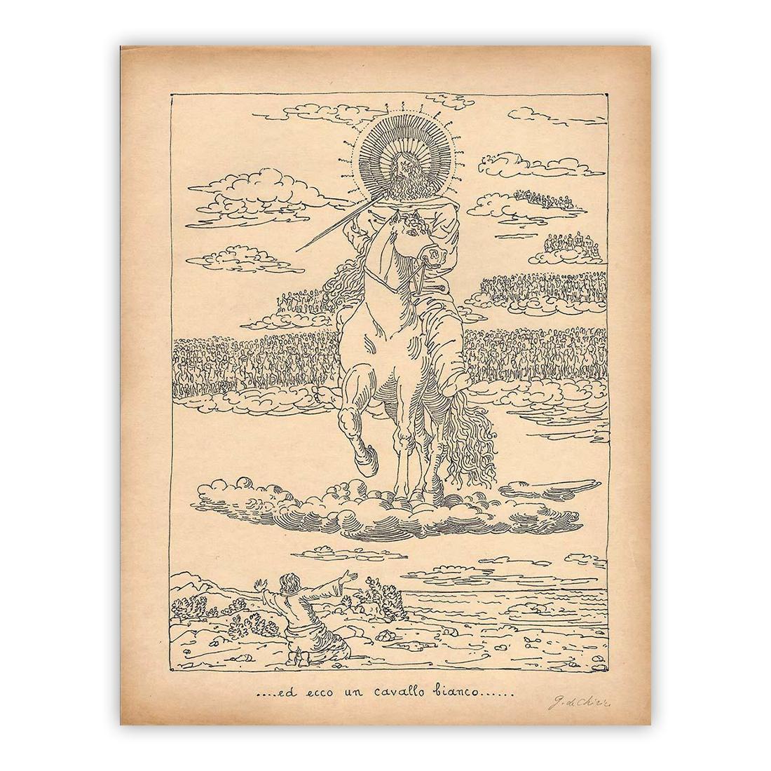 L'Apocalisse .Ed ecco un cavallo bianco.1941