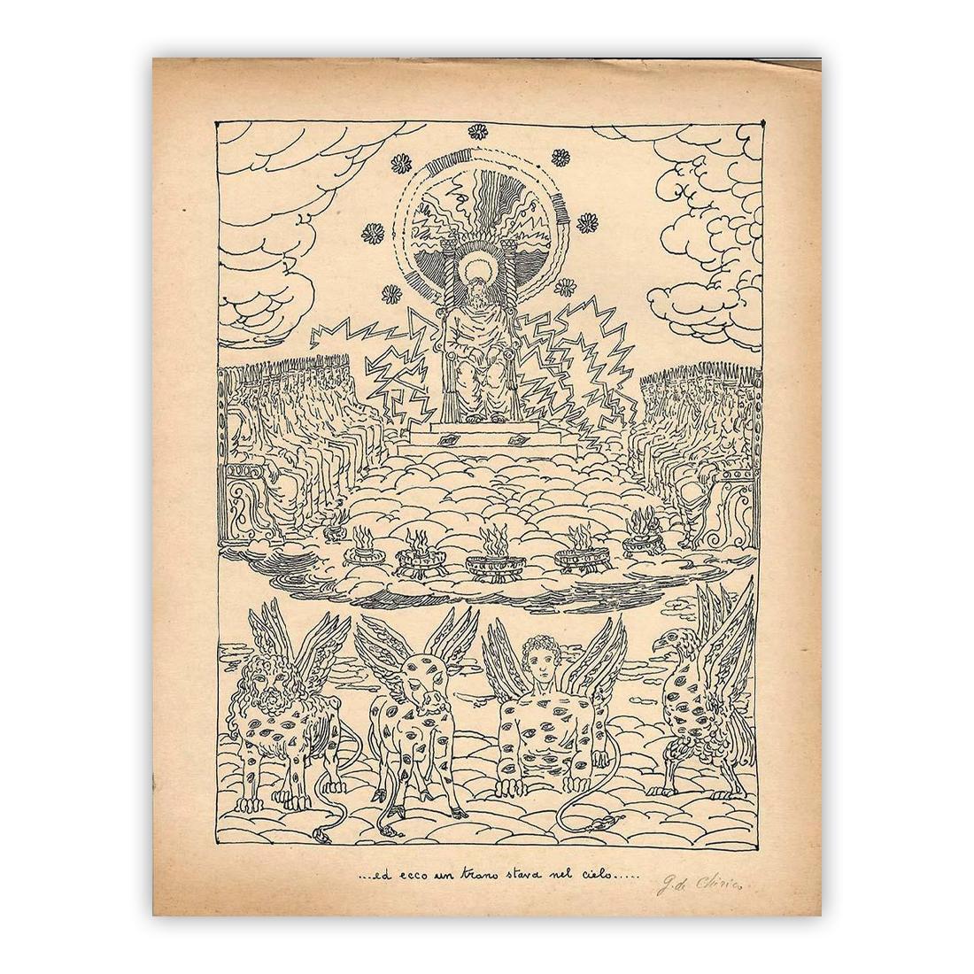 L'Apocalisse . Ed ecco un trono stava nel cielo. 1941