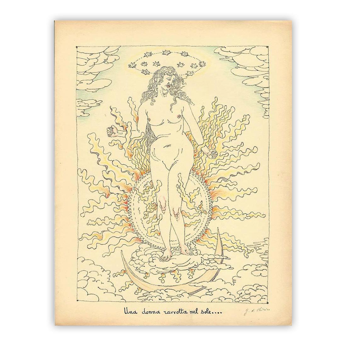 L'Apocalisse Giorgio de Chirico - una donna ravvolta nel sole,1941