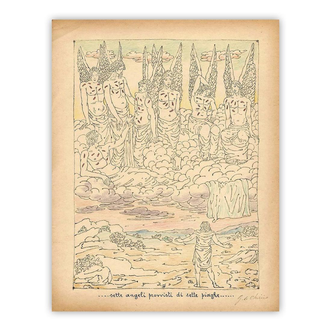 L'Apocalisse Giorgio De Chirico . sette angeli provvisti di sette …