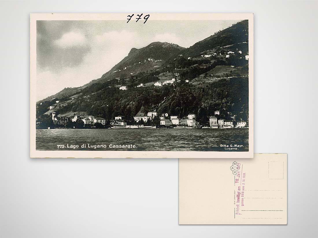Lago di Lugano - Cassarate 1940 c.a.