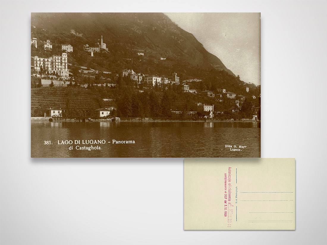 Lago di Lugano - panorama di Castagnola