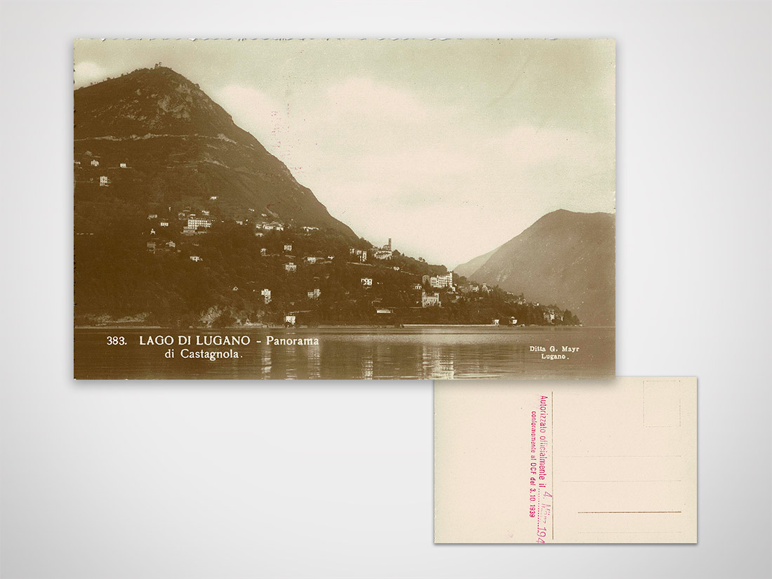 Lago di Lugano Panorama di Castagnola