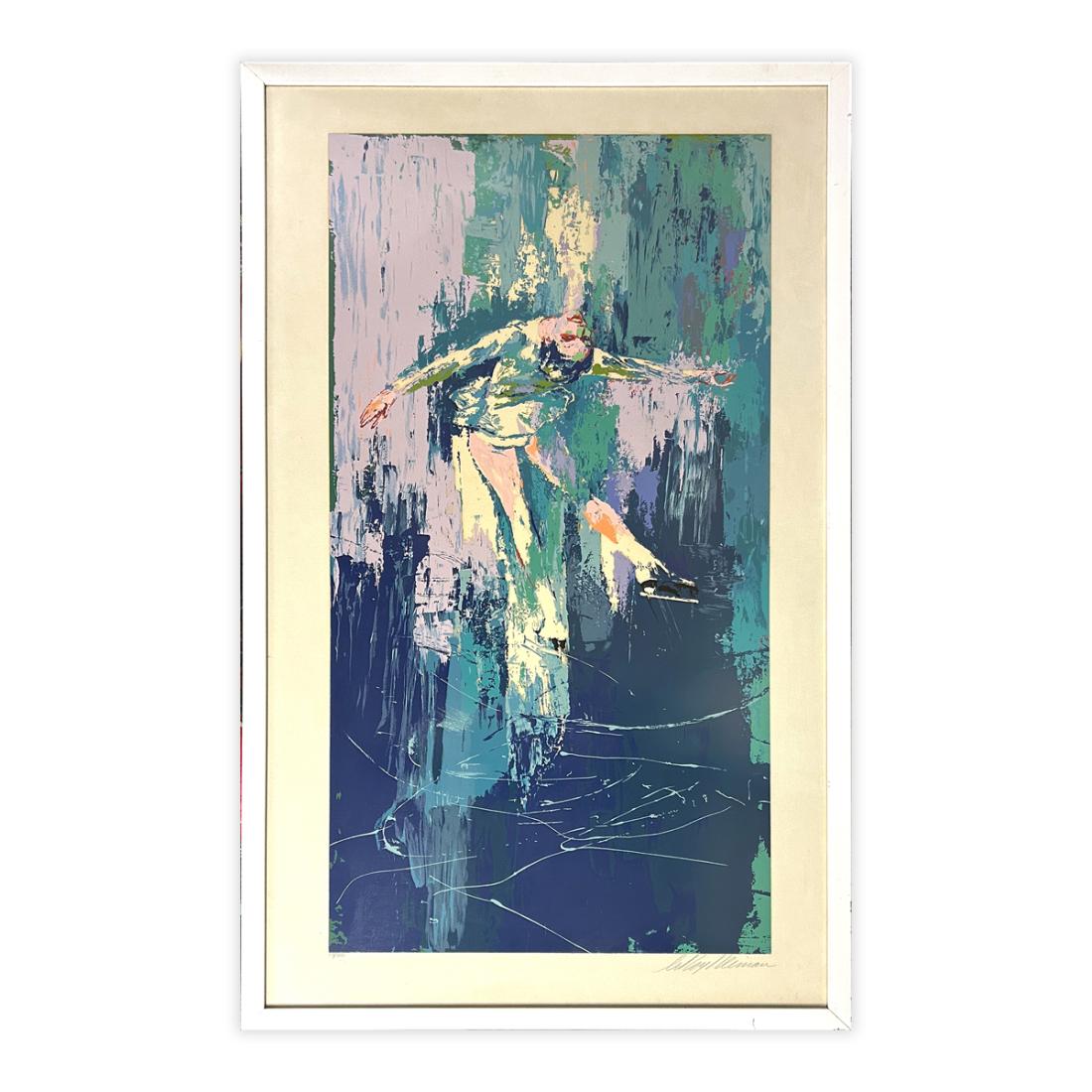 LeRoy Neiman (1921 - 2012) - Serigrafia originale WINTER OLYMPIC …