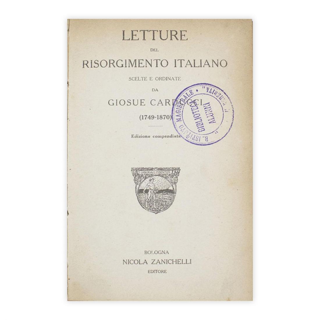 Letture del risorgimento Italiano