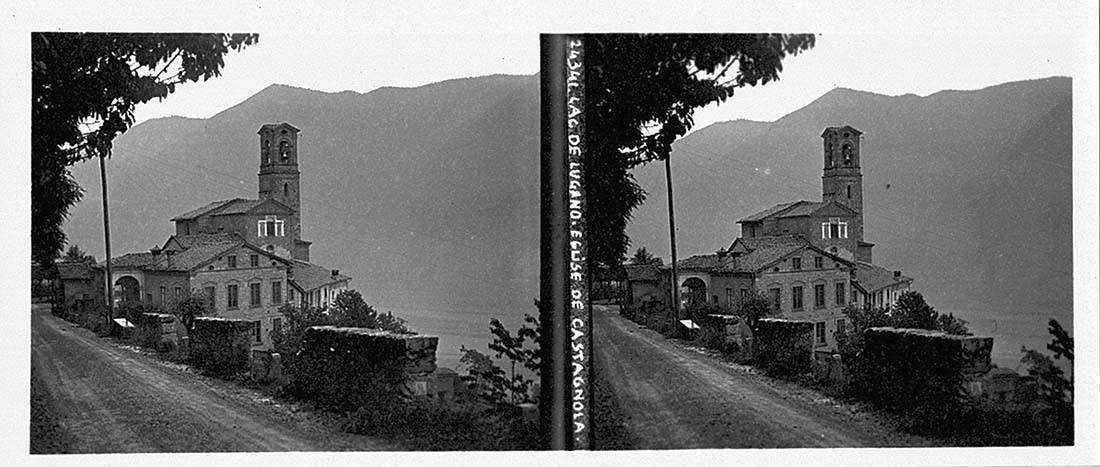Fotografia originale - Lugano Castagnola, 1920