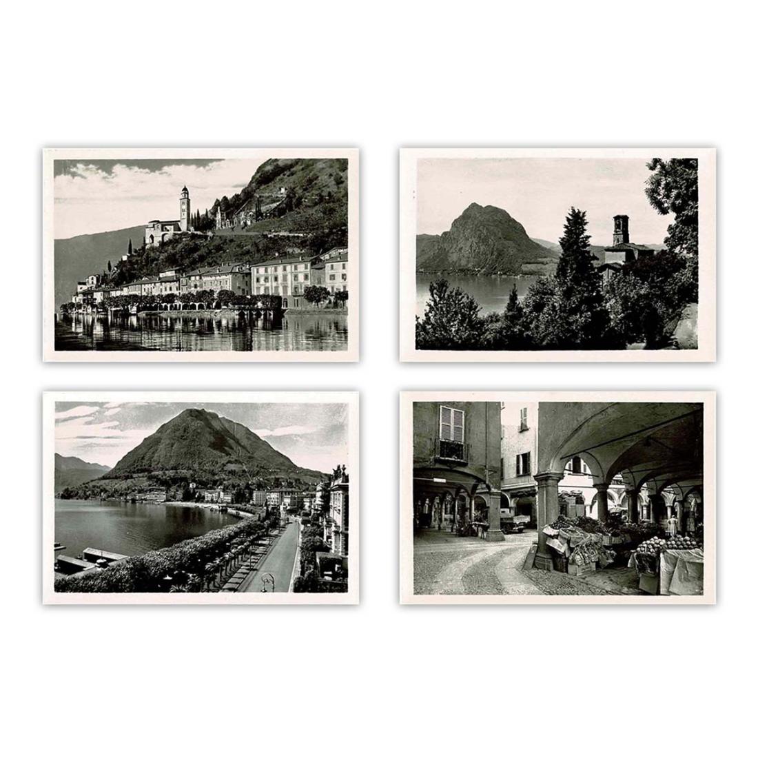 Lugano - Morcote, Castagnola, il Quai e via Pessina