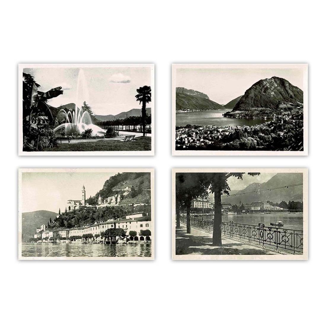 Lugano - Morcote, monte S.Salvatore e città