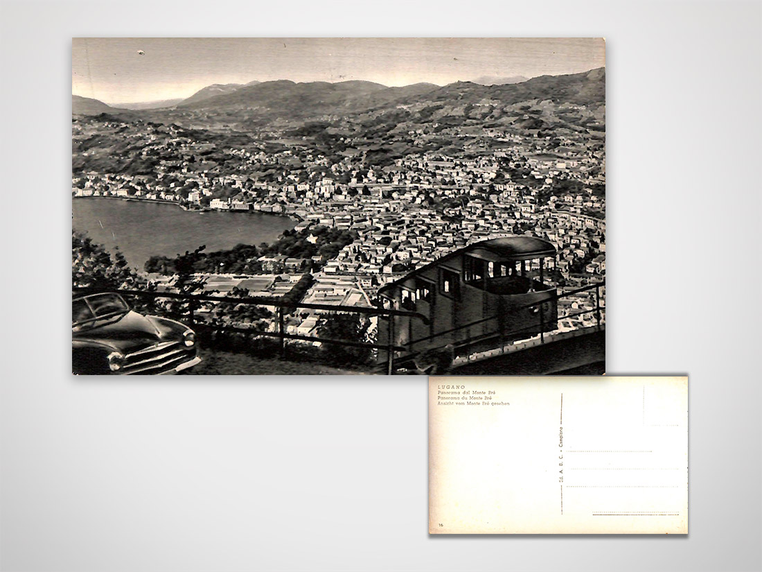 Lugano - Panorama dal Monte Brè