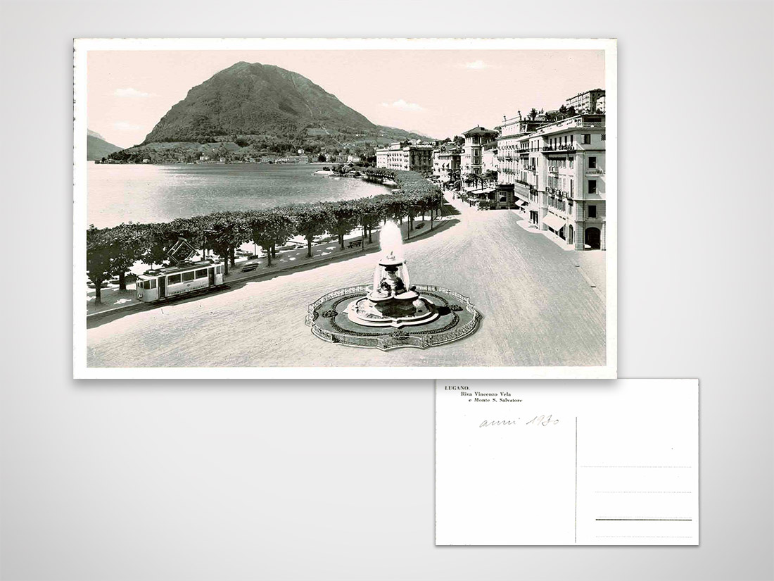 Lugano - Riva Vincenzo Vela e Monte S.Salvatore