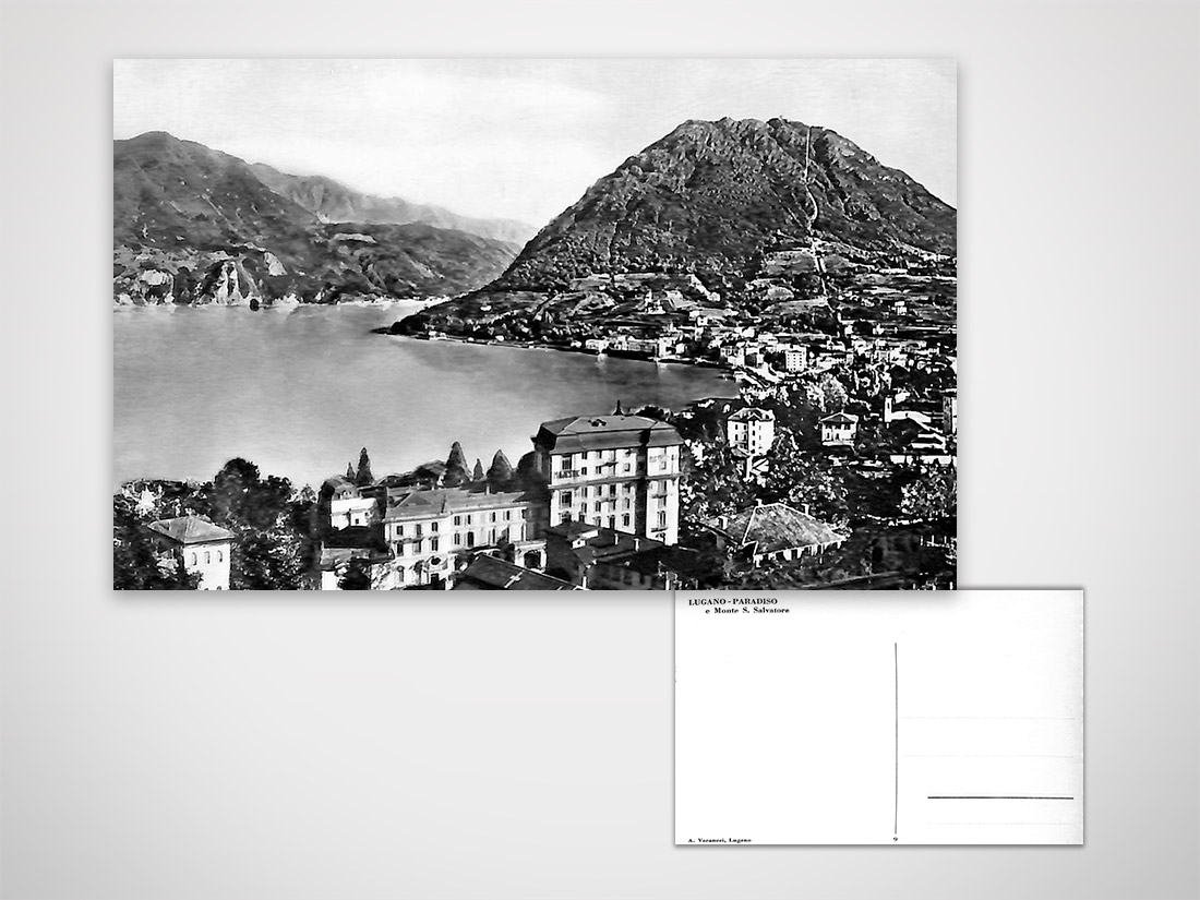 Lugano Paradiso e monte S.Salvatore