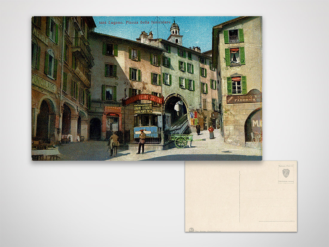 Lugano piazza della Funicolare