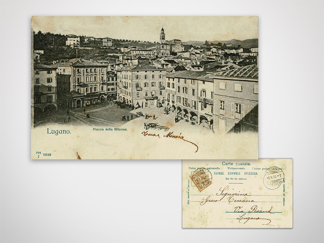 Lugano piazza della Riforma