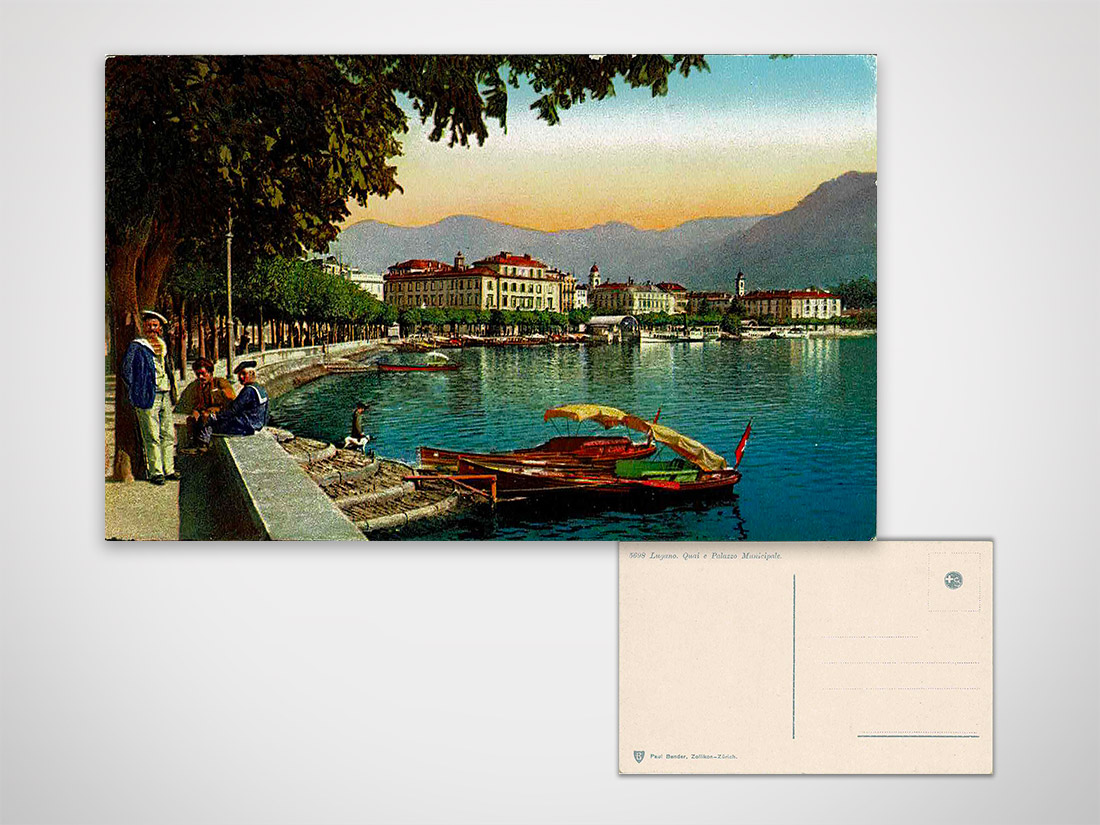 Lugano Quai e Palazzo Municipale