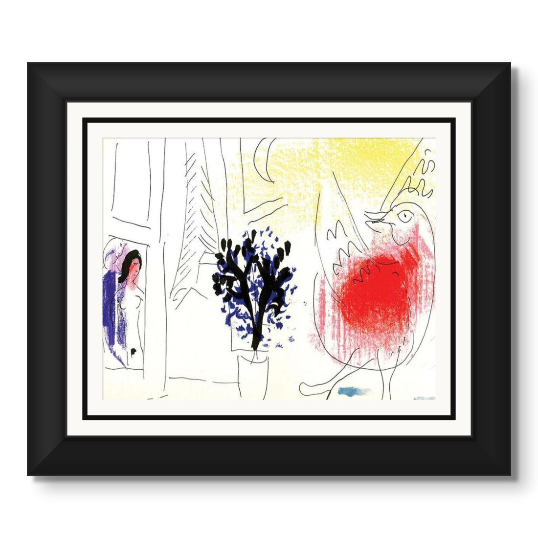 Marc Chagall - Le Coq rouge - Maeght, Chagall di …